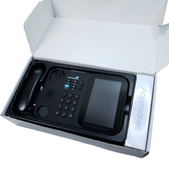 Clear Captions Blue Hearing Impaired Call Captioning Phone New Open Box - Picture 4 of 6
